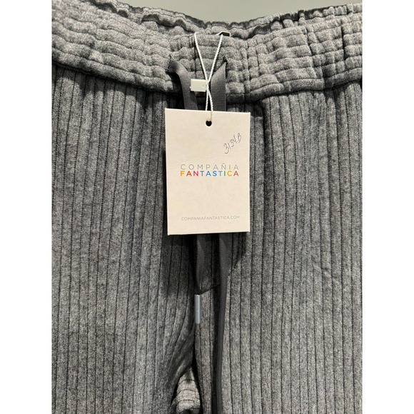 Compañía Fantástica Grey Ribbed Joggers SIze Small - Picture 4 of 7